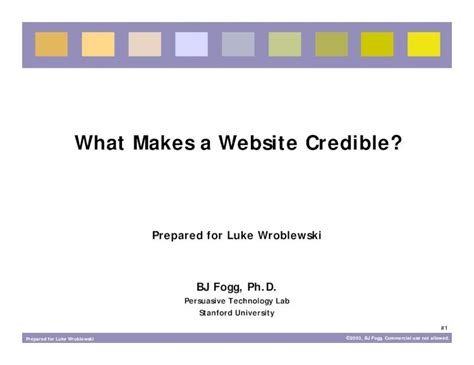 What Makes a Website Credible: Unraveling the Threads of Trust in the Digital Tapestry